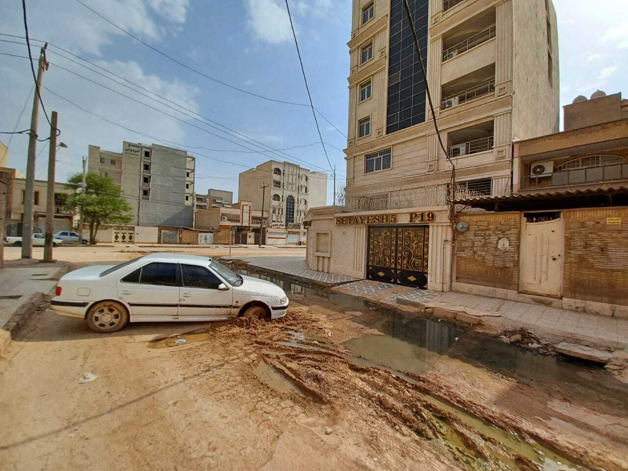 حال و روز معابر کوی باهنر بعد از جوشش فاضلاب + تصاویر