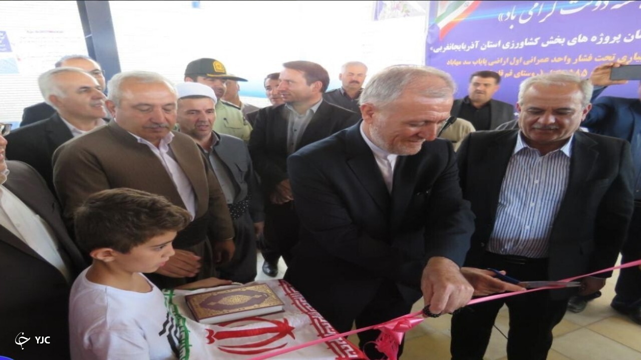 طرح شبکه آبیاری تحت فشار در مهاباد به بهره برداری رسید