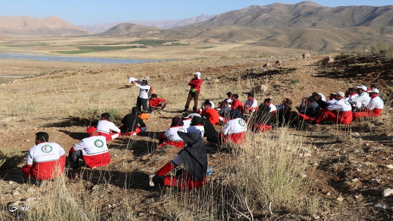برگزاری دوره توان افزایی امدادگران و نجاتگران جمعیت هلال احمر در کیار+تصاویر