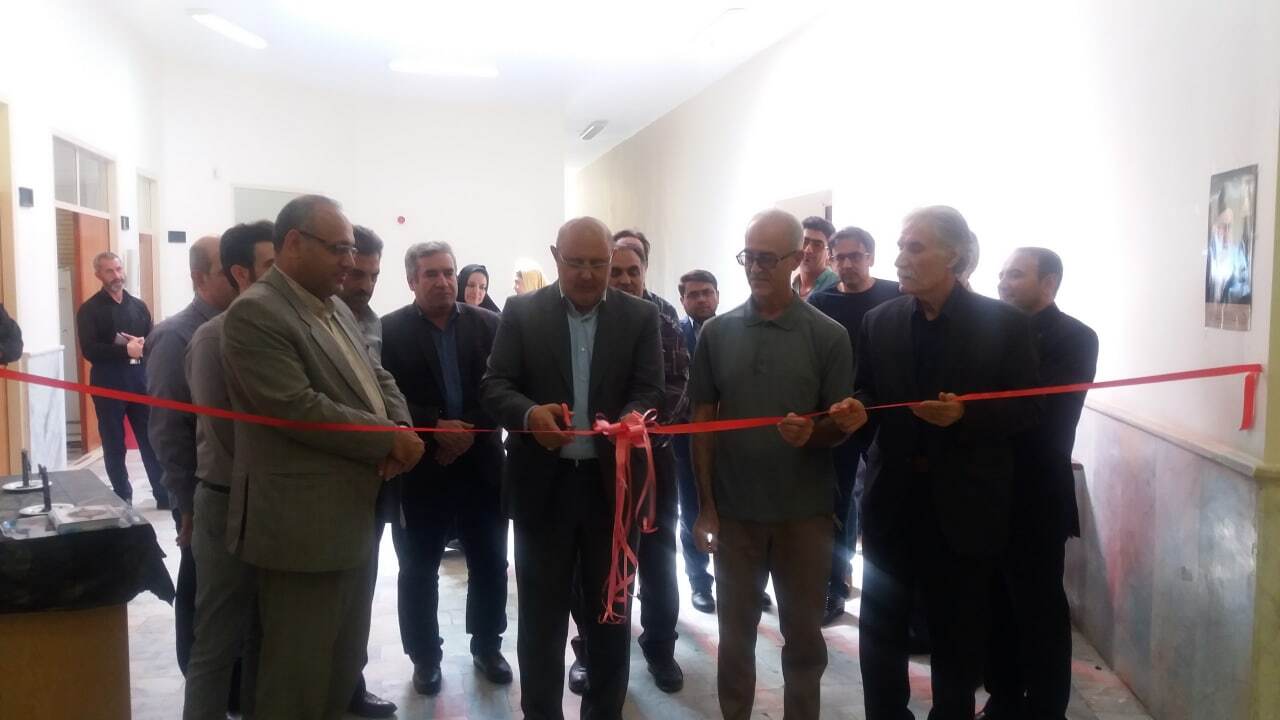تصاویری از مراسم افتتاحیه نمایشگاه خوشنویسی در اهر