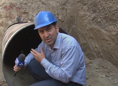 پخش زنده شبانه روزی تصاویر اجرای طرح آبرسانی به همدان