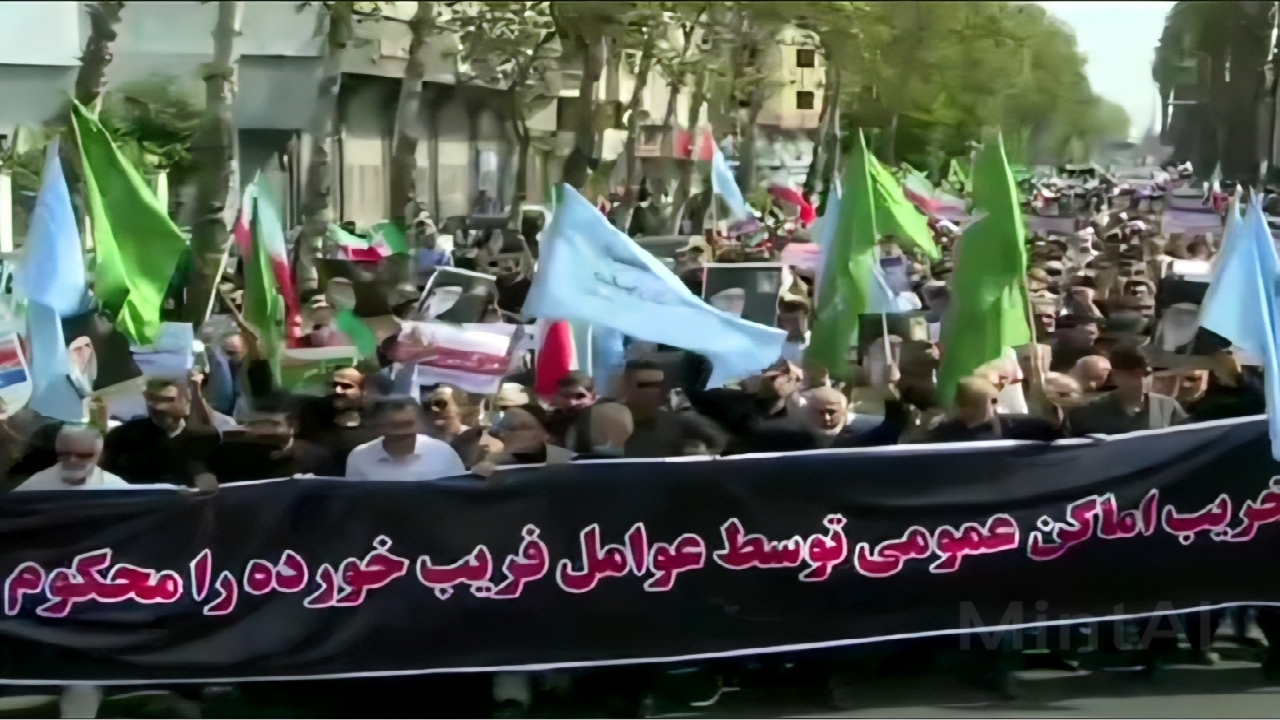 راهپیمایی ضد آشوب گیلانیان در محکومیت حرکات هنجار شکنانه اخیر+ تصاویر