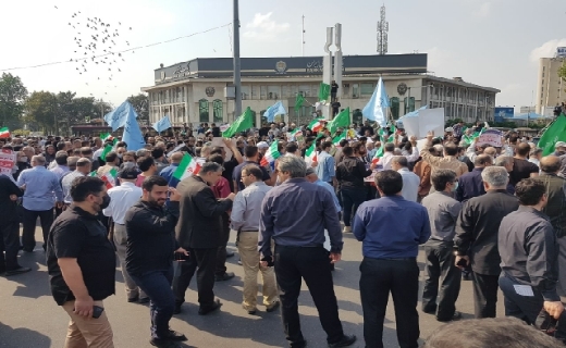 راهپیمایی ضد آشوب گیلانیان در محکومیت حرکات هنجار شکنانه اخیر