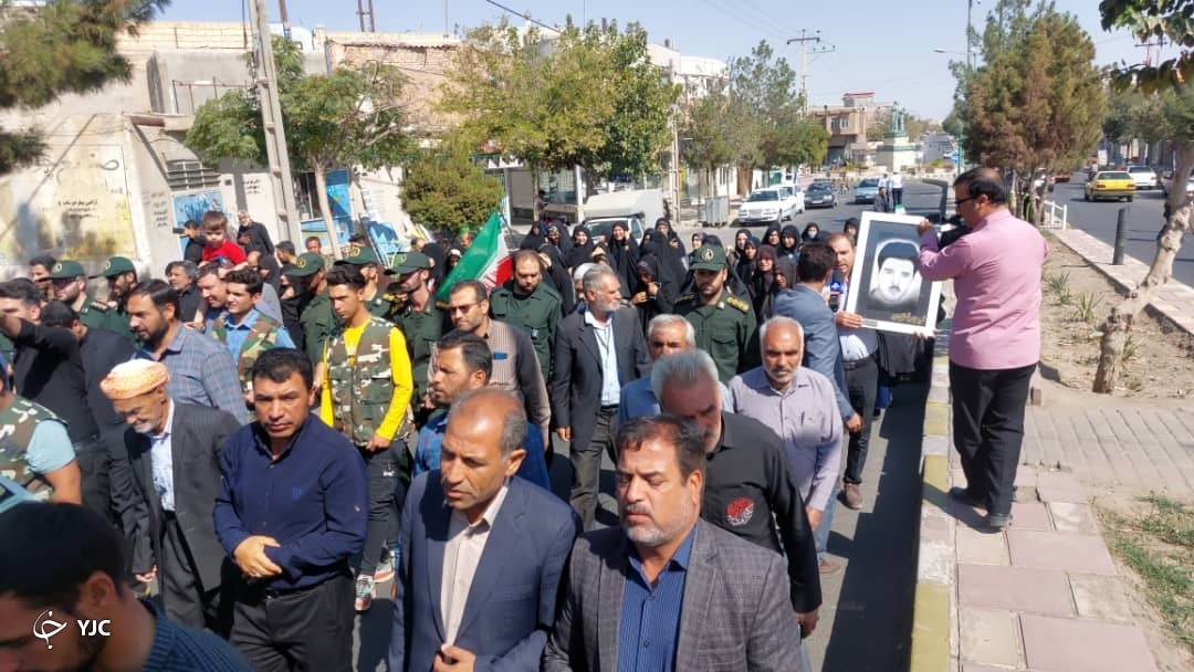 راهپیمایی نمازگزاران شهرستان های خراسان رضوی علیه اقدامات هنجارشکنانه