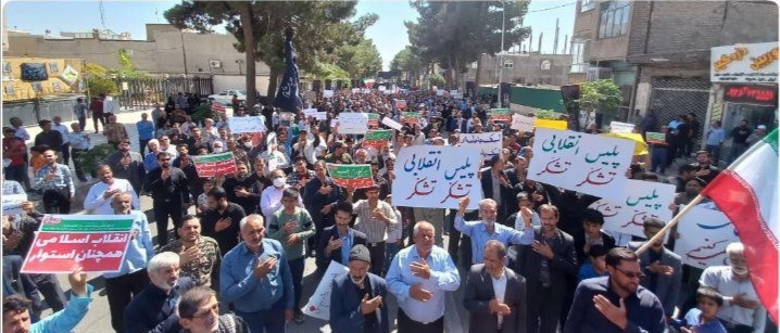 راهپیمایی نمازگزاران شهرستان های خراسان رضوی علیه اقدامات هنجارشکنانه