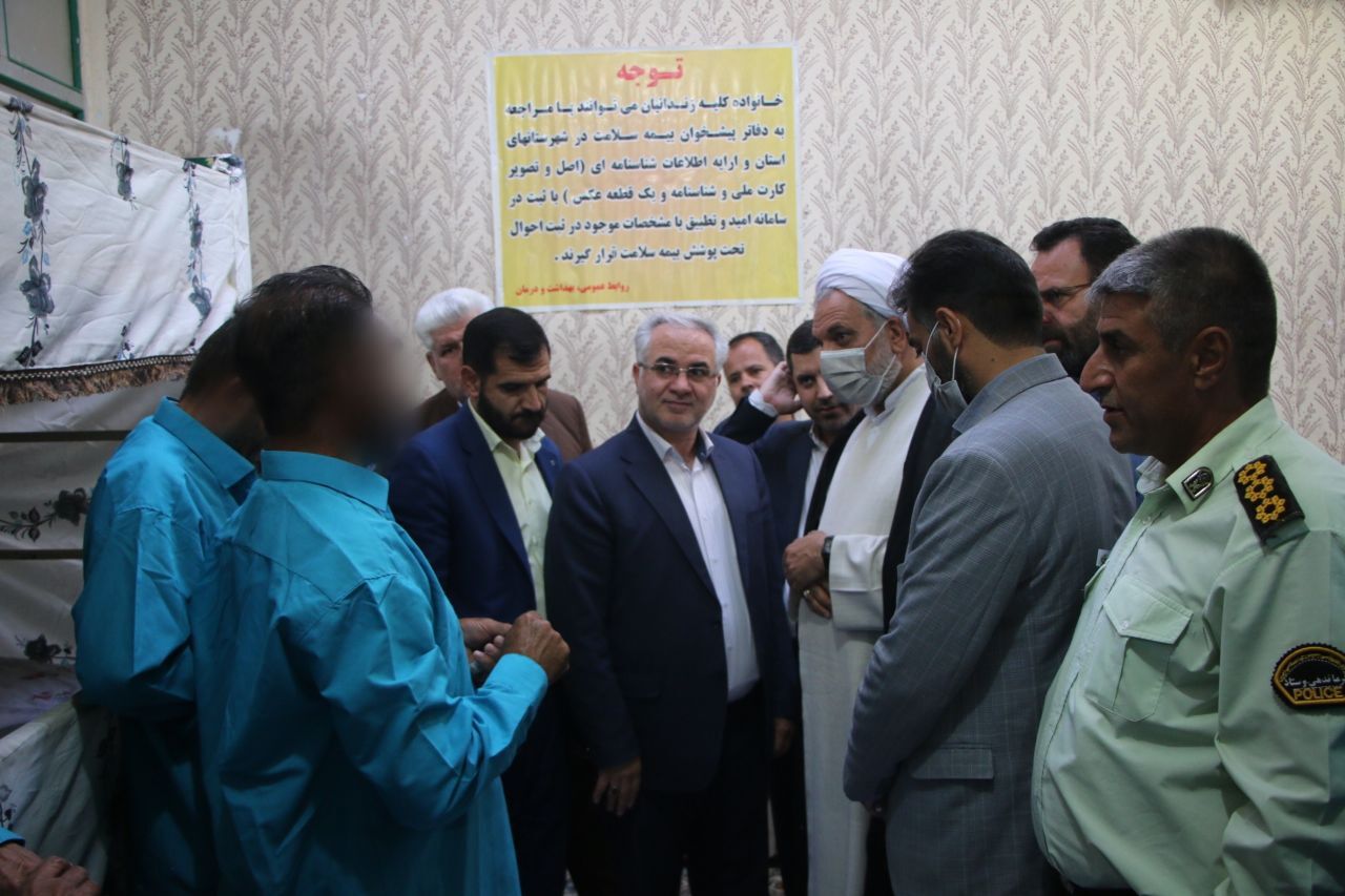 بازدید رئیس کل دادگستری کرمان از زندان بافت