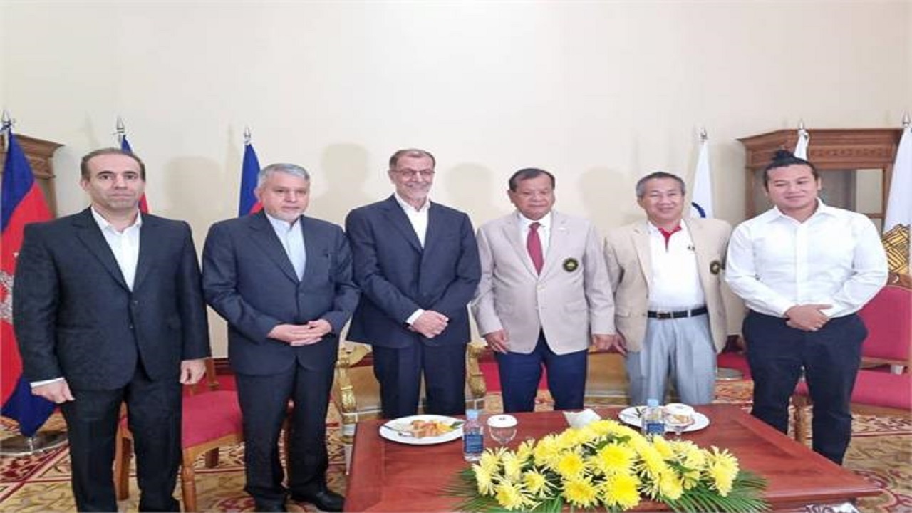 دیدار خسروی‌وفا با مدیرکل OCA و رئیس کمیته ملی المپیک کامبوج