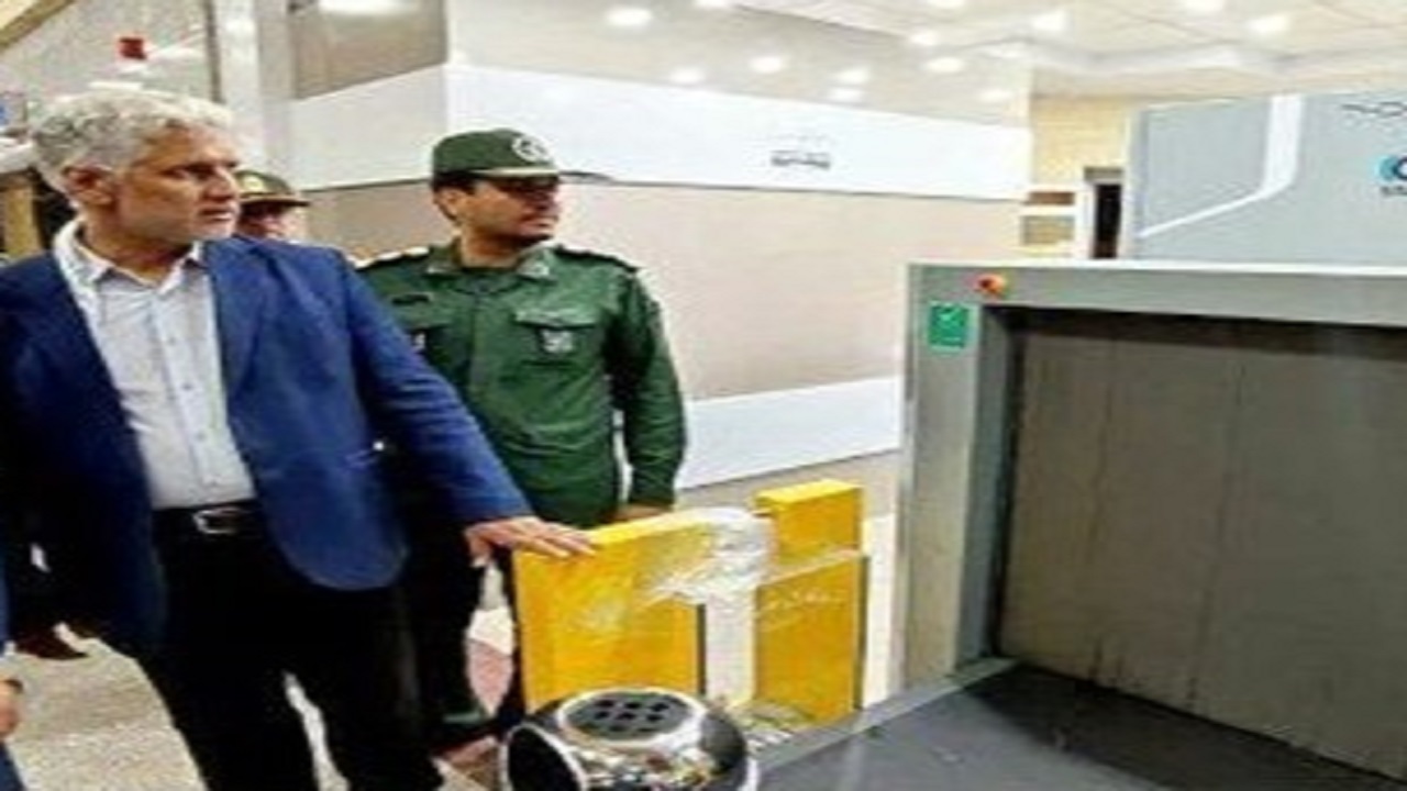 نصب دستگاه ایکس ری در ایستگاه راه‌ آهن طبس