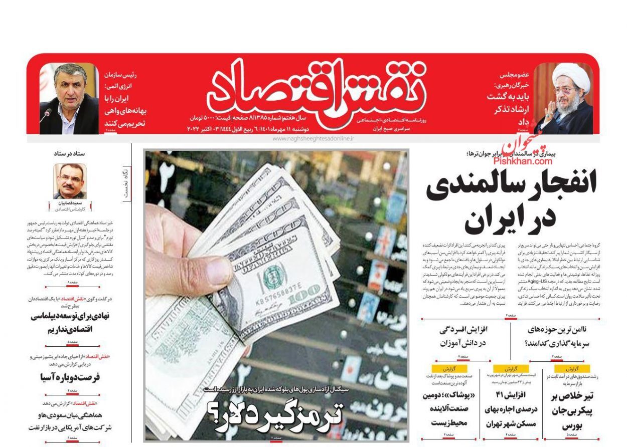 روزنامه نقش اقتصاد