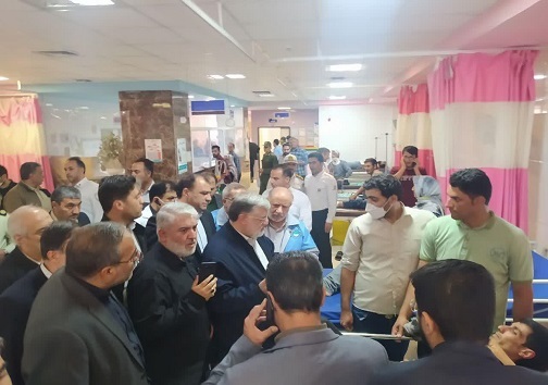 عیادت استاندار آذربایجان&zwnj;غربی از مصدومان زمین&zwnj;لرزه امروز خوی