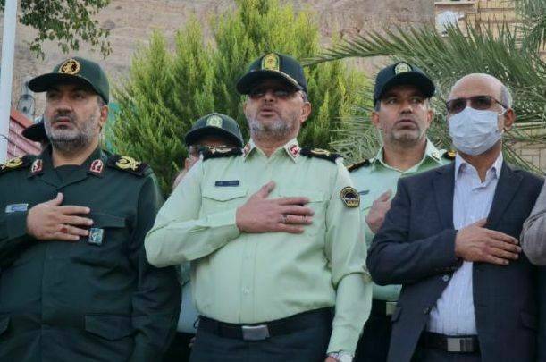 تجدید پیمان سبزپوشان نیروی انتظامی با شهدا