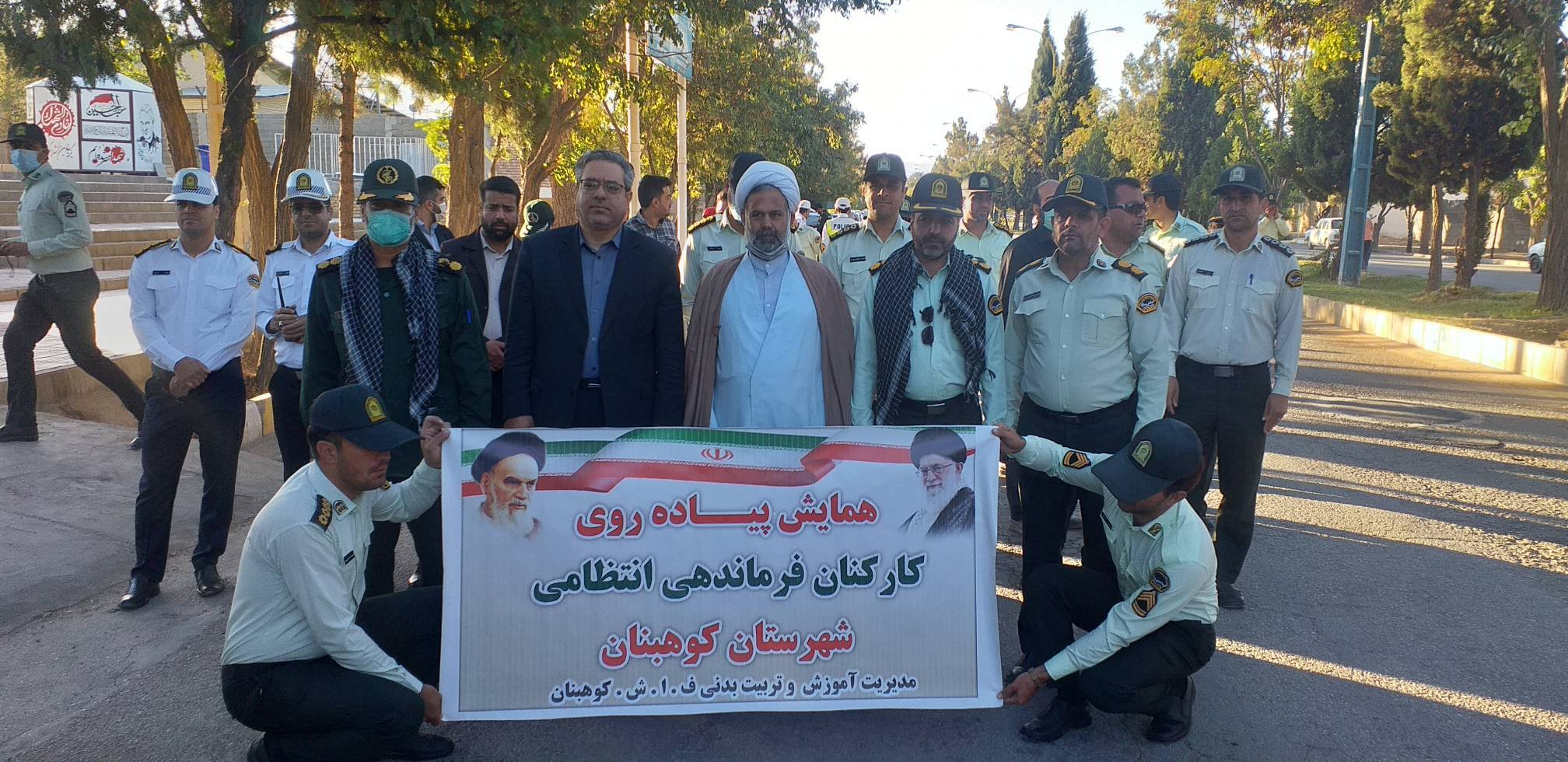تجدید پیمان سبزپوشان نیروی انتظامی با شهدا