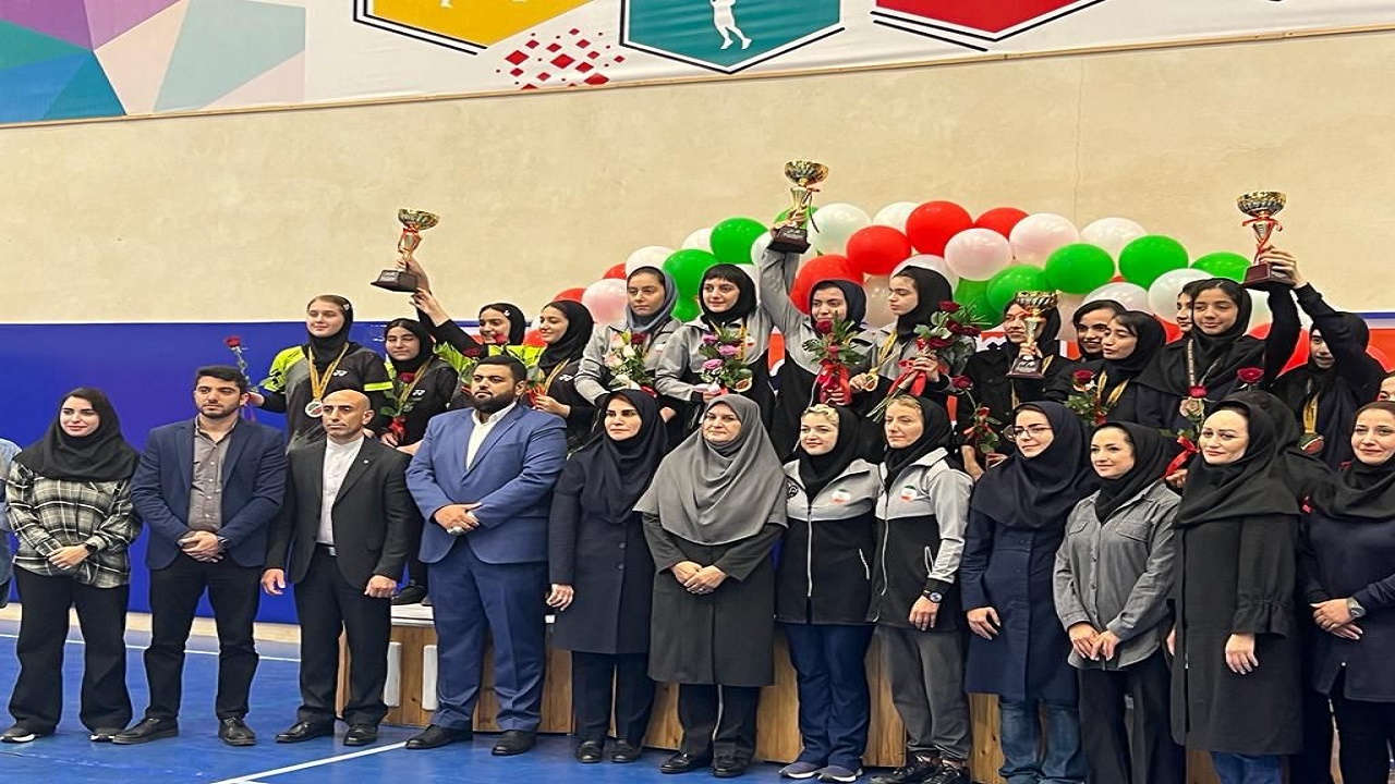 عنوان دوم مازندران در مسابقات استعداد‌های برتر بدمینتون دختران