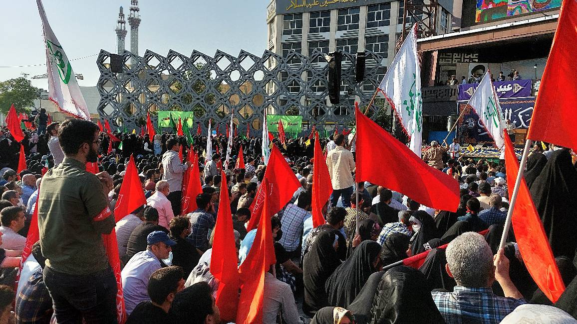 اجتماع بزرگ مردمی بیعت با امام زمان(عج) برگزار شد