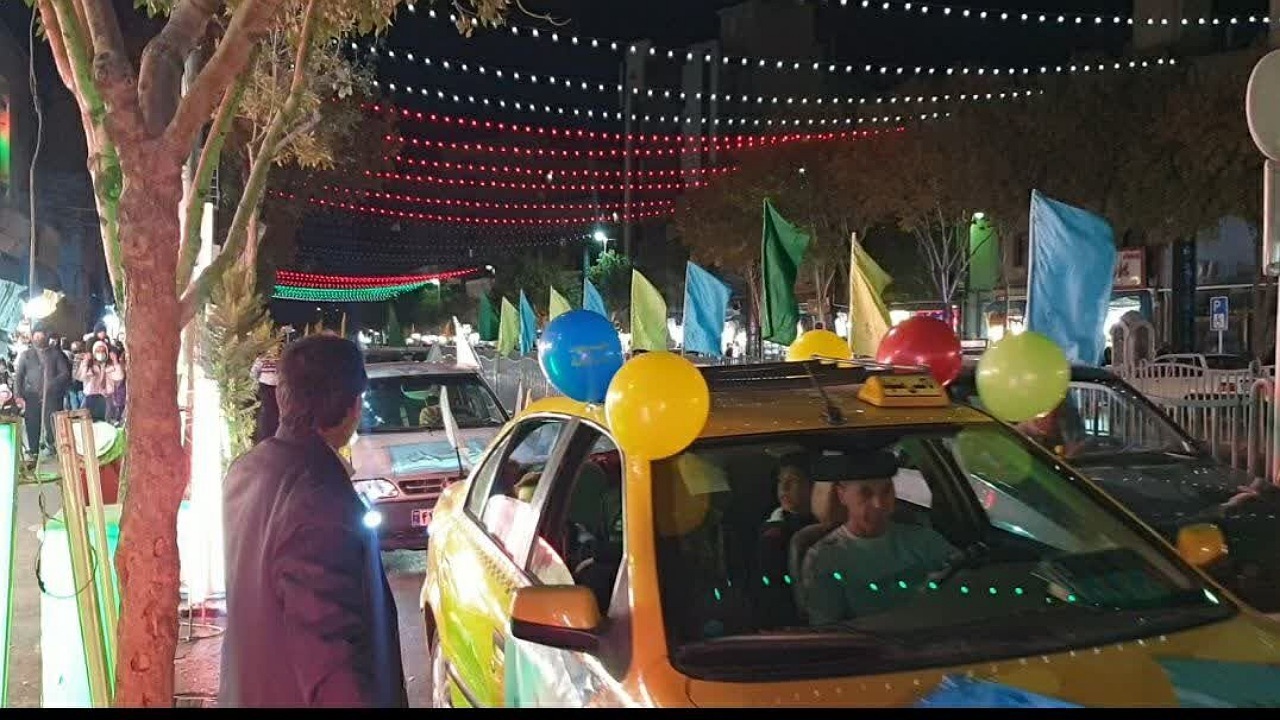 کاروان خودروی بیعت با امام زمان (عج)در مشهد