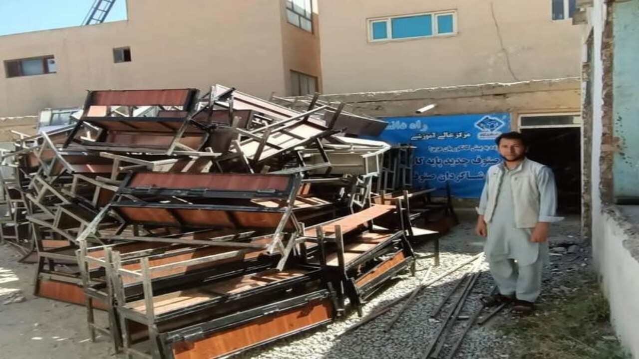 مرکز آموزشی راه دانشگاه در غرب کابل بسته شد