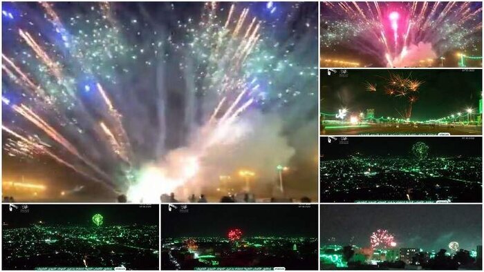 یمن سراسر در نور و جشن