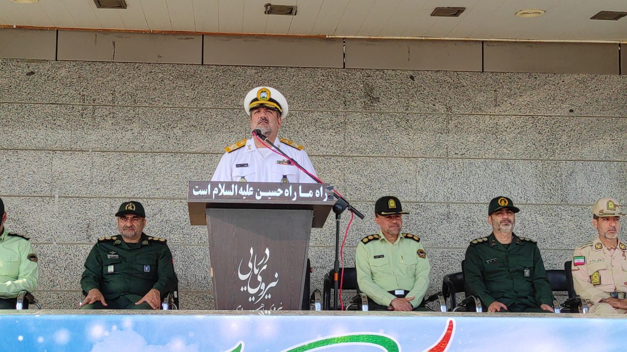 مراسم عهد سربازی در ستاد فرماندهی ناوگان شمال نیروی دریایی