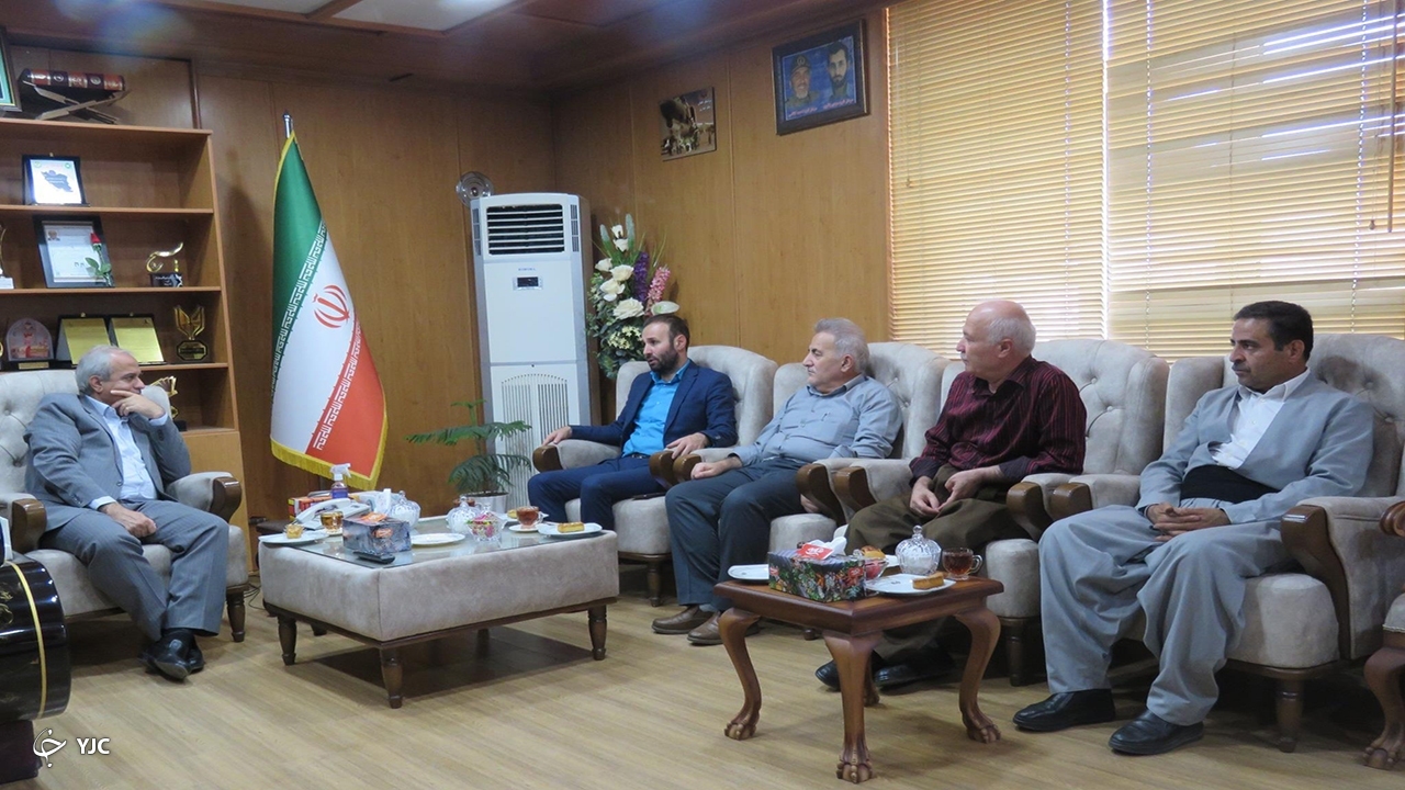 مسئولان اوقاف و امور خیریه مهاباد با فرماندار مهاباد دیدار کردند ‎