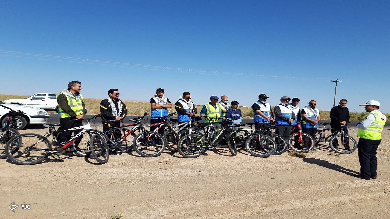 اعزام کاروان دوچرخه‌سوار از تایباد به مشهد