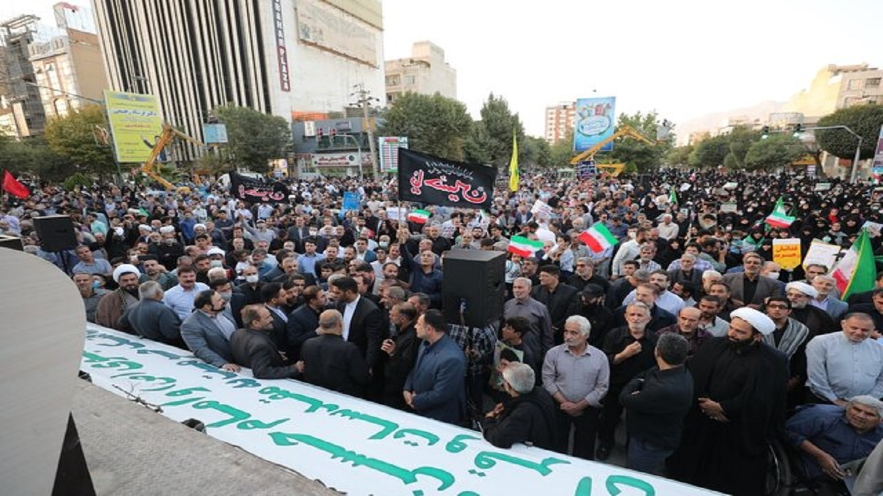 برگزاری اجتماع عظیم عزاداران نبوی در کرمانشاه+عکس و فیلم