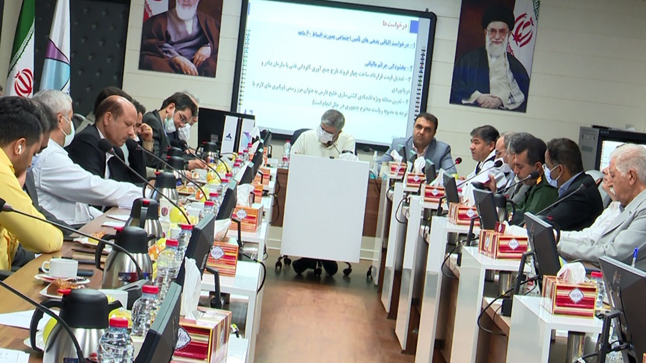 نشست حوزه‌ صنعت دریایی استان هرمزگان