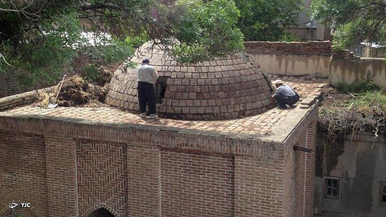عملیات بازسازی حوضخانه مسجد رستم بیگ آغاز شد
