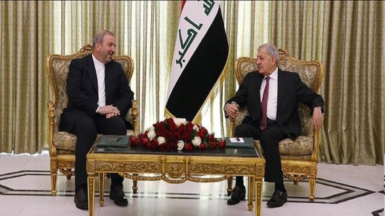 رایزنی سفیر کشورمان با رئیس جمهور جدید عراق