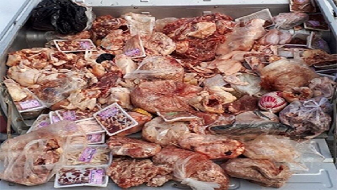معدوم شدن حدود ۱۳ تن گوشت غیر بهداشتی در قزوین