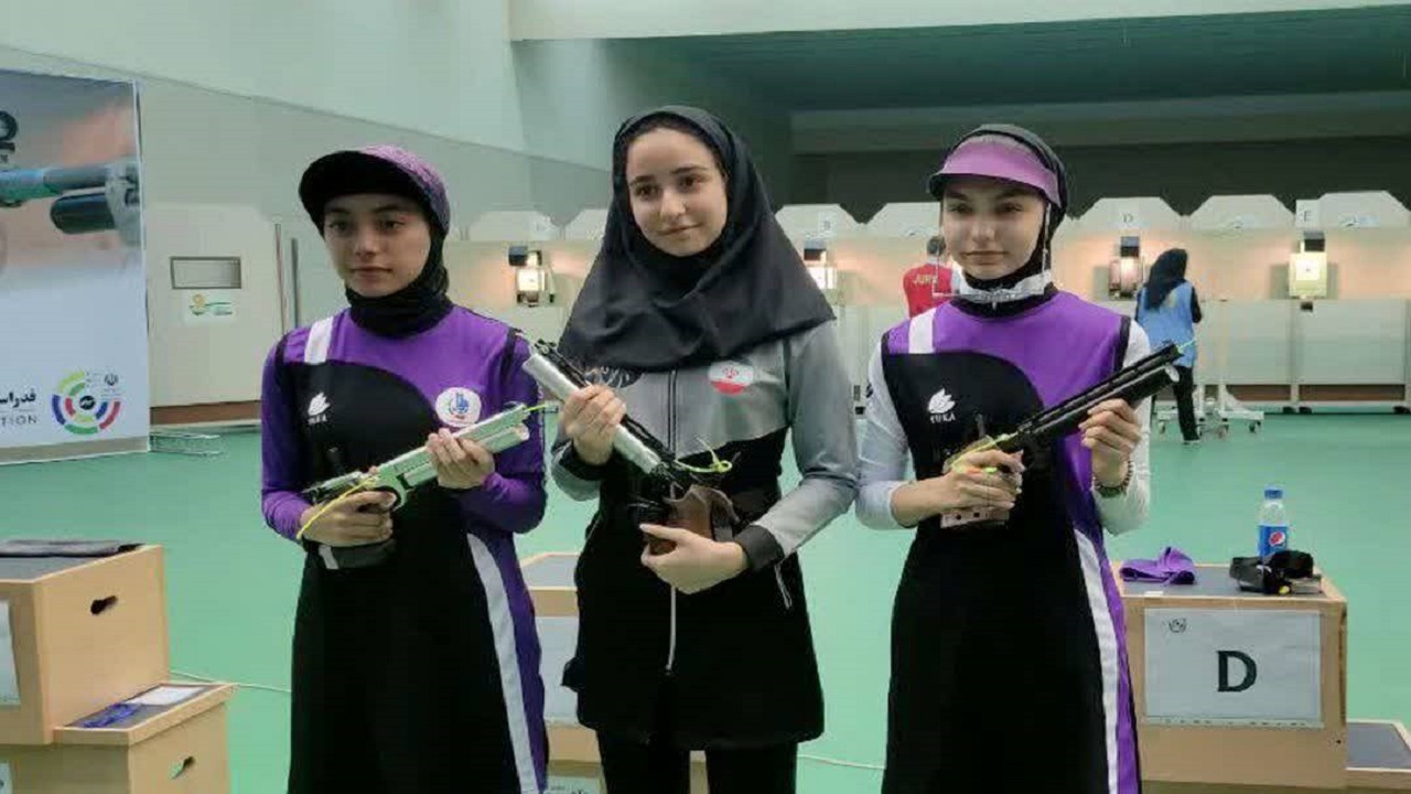 درخشش دختر تفنگدار قمی در مسابقات کشوری