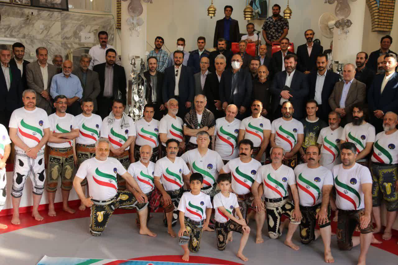 نواخته شدن زنگ زورخانه شهید فهمیده قم