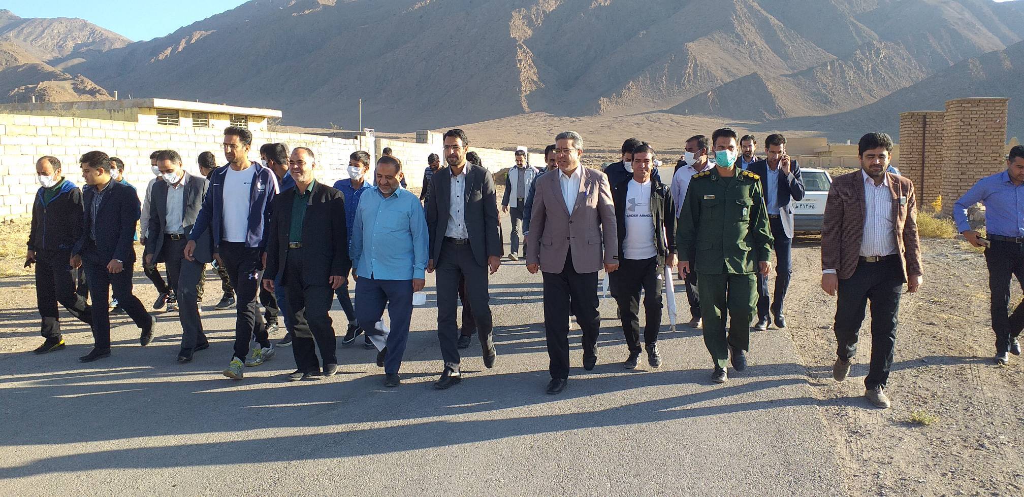 برگزاری همایش پیاده روی در کوهبنان
