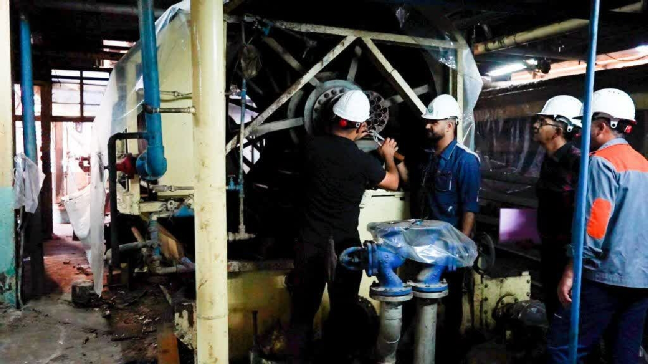 بازسازی کارخانه شکر ۷۰ درصد پیشرفت داشته است