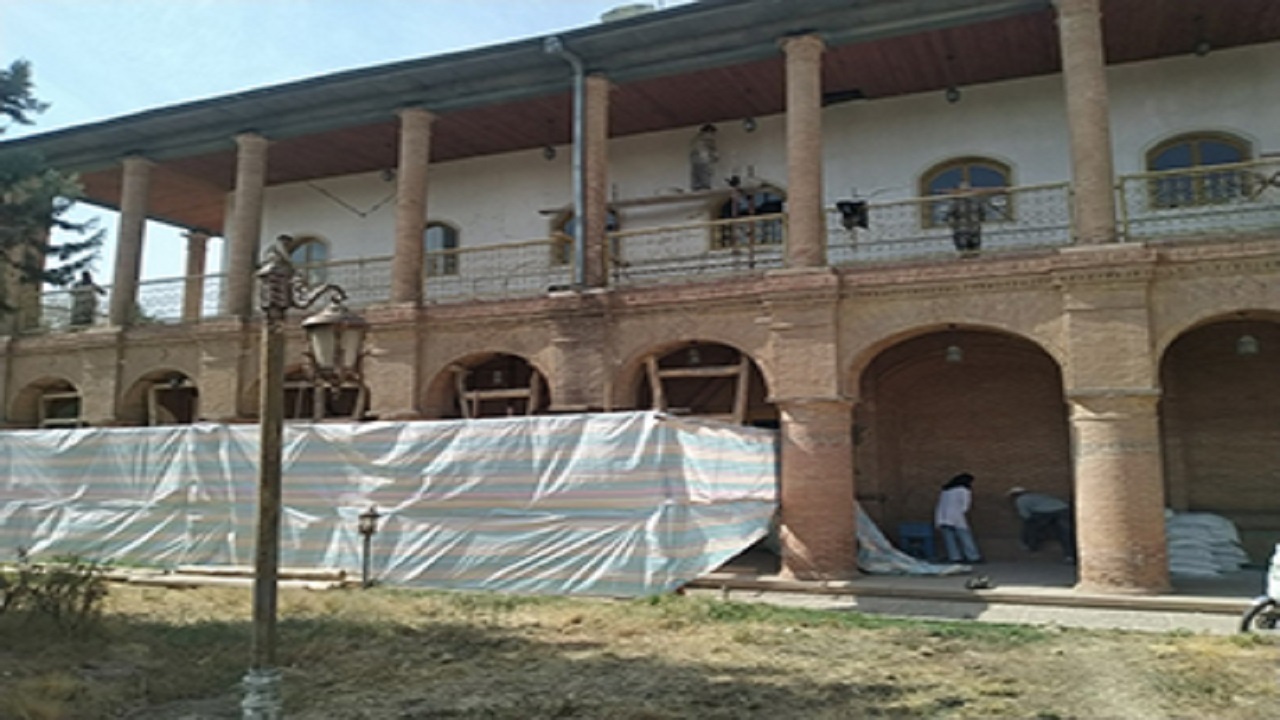 بازسازی عمارت تاریخی باغ سپهدار سازمان جهاد کشاورزی قزوین