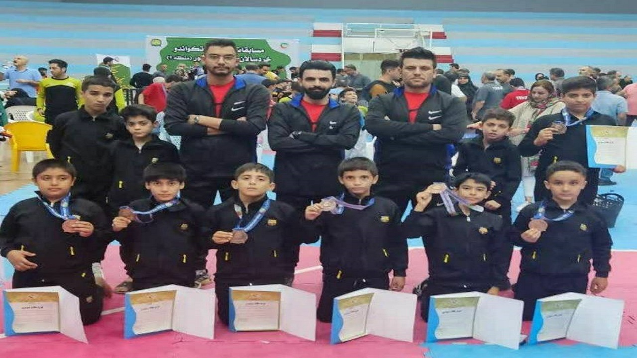 درخشش پسران خردسال تکواندوی قم