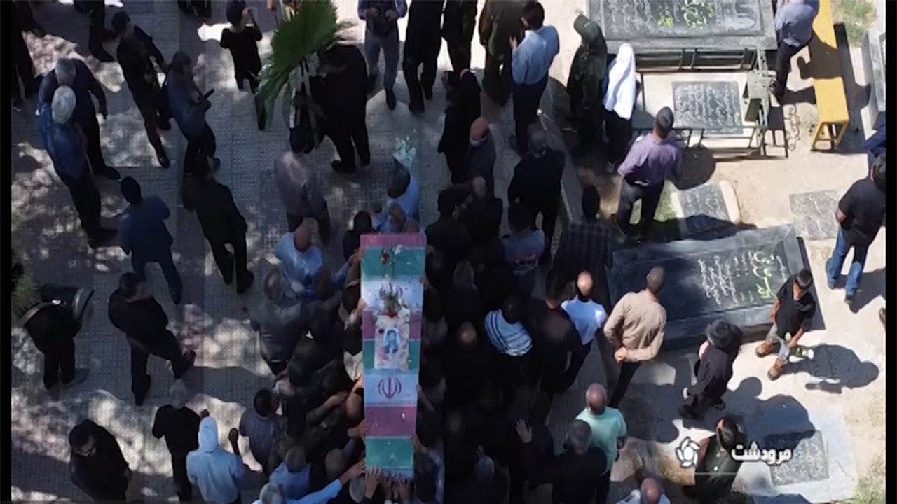 پیکر شهید آلبو عبادی در مرودشت آرام گرفت
