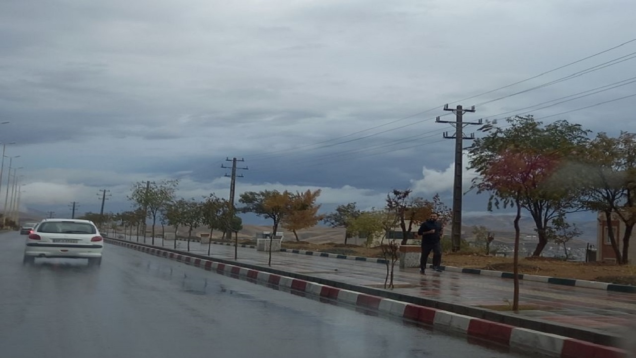 طراوت هوا با اولین بارش پاییزی + تصویر