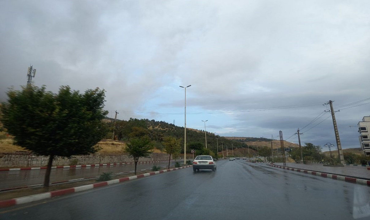 طراوت هوا با اولین بارش پاییزی + تصویر