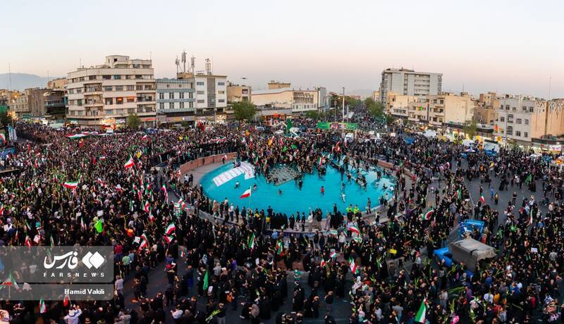 سیل میلیونی جمعیت در محکومیت اغتشاشات؛ دریغ از یک&zwnj;عکس در BBC