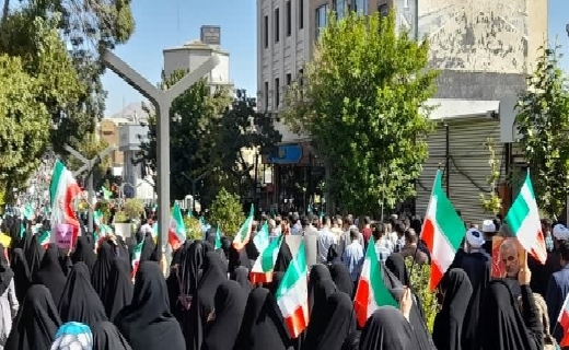 برگزاری تجمع ضد آشوبگران در کردستان