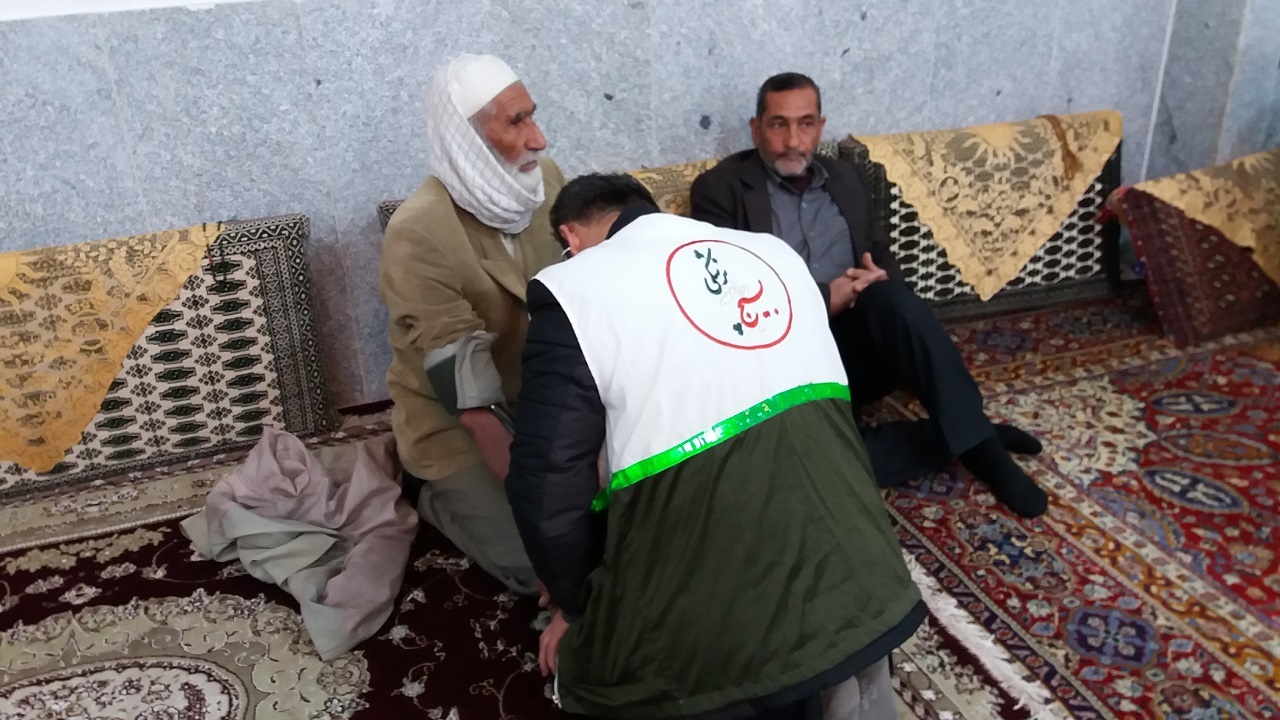 استقرار تیم پزشکی در منطقه محروم «شهید تاکر» کلاله