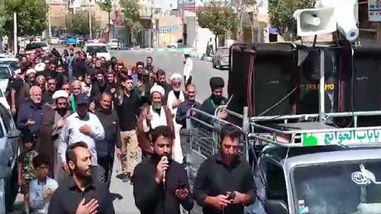 برگزاری مراسم عزاداری شهادت حضرت علی بن موسی الرضا (ع) در خاتم