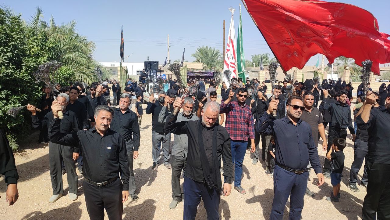 رخت سیاه عزای امام رضا (ع) بر تن مردمان خراسان جنوبی