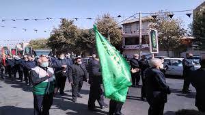عزاداری خادمیاران رضوی البرز در سوگ شهادت ضامن آهو