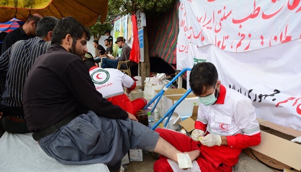 خدمات هلال احمر ایران در اربعین