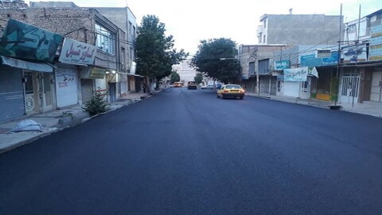 ۴۶ هزار متر از معابر منطقه هفت آسفالت شد