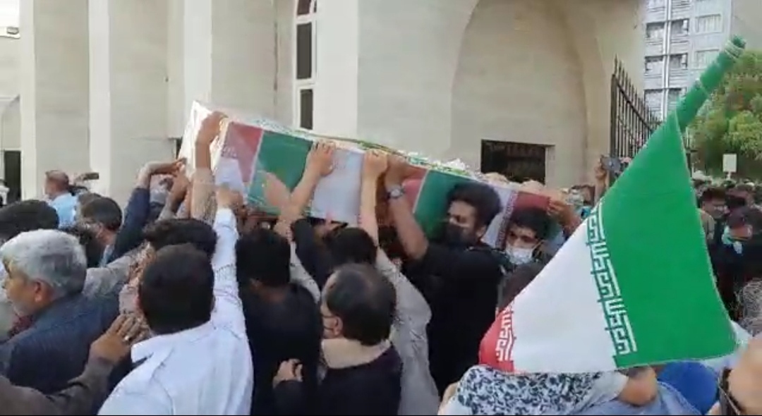 تشییع پیکر دو شهید هرمزگانی در میناب و جاسک