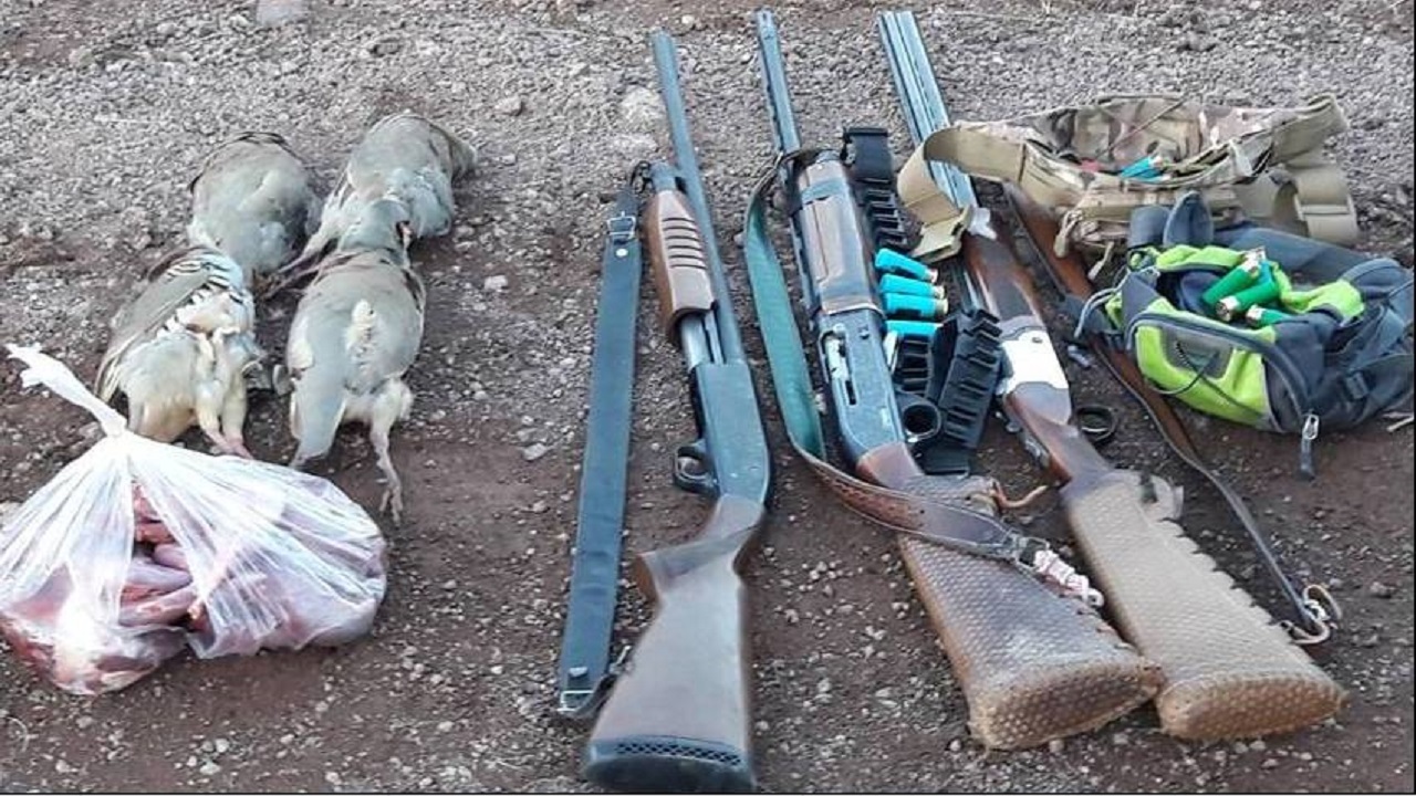 دستگیری ۲ شکارچی متخلف در شهرستان کوثر