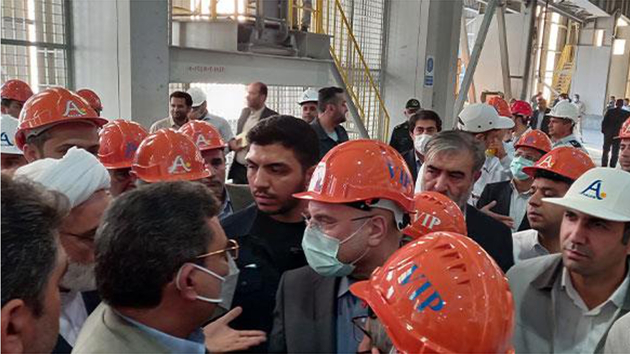 بازدید رئیس مجلس از مجتمع صنایع آلومینیوم جنوب و نیروگاه ۹۱۳ مگاواتی لامرد + تصاویر