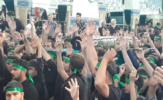 آیین جمعه قالیشویان در مشهد اردهال